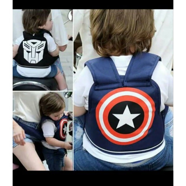 SABUK BONCENGAN ANAK / SABUK BONCENG MOTOR ANAK DEPAN DAN BELAKANG / SABUK / SABUK BONCENG