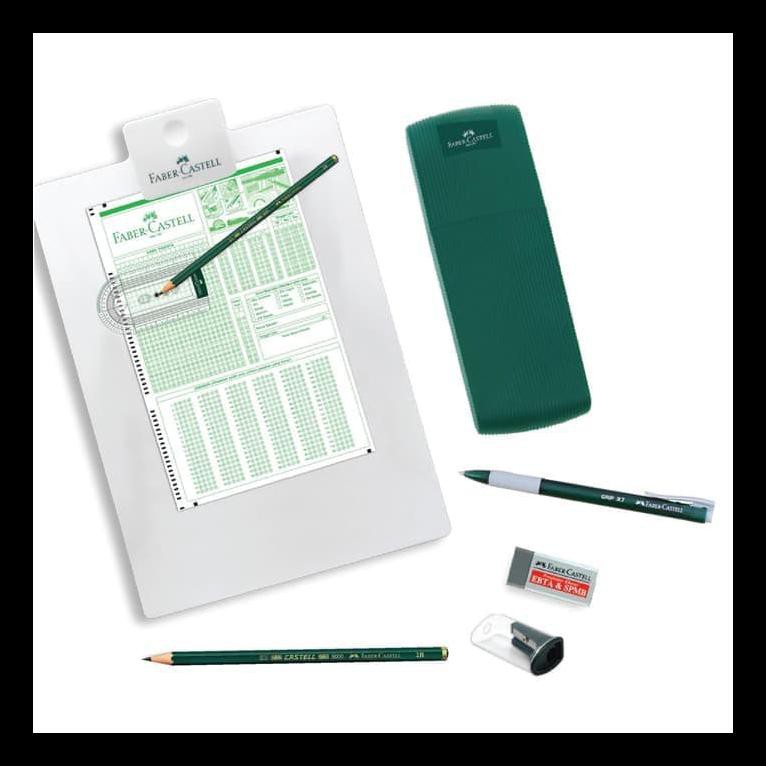 

BARU PAKET UJIAN FABER CASTELL ACRYLIC PAKET ALAT TULIS TERMURAH PING LENGKAP