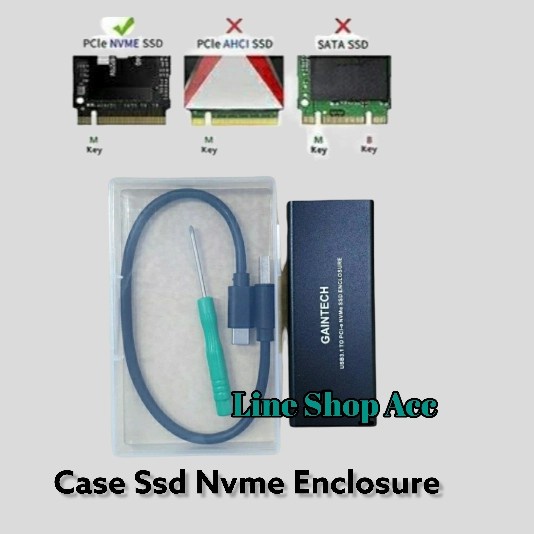 Usb 3.0 To M.2 NVMe Ssd Enclosure Usb 3.1 - M.2 NVMe