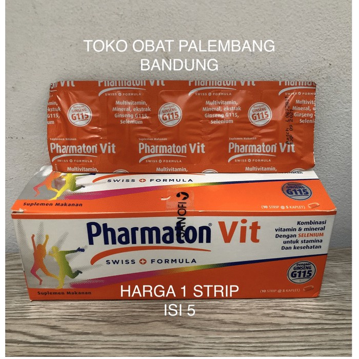 PHARMATON VIT 5' MULTIVITAMIN MINERAL GINSENG SELENIUM