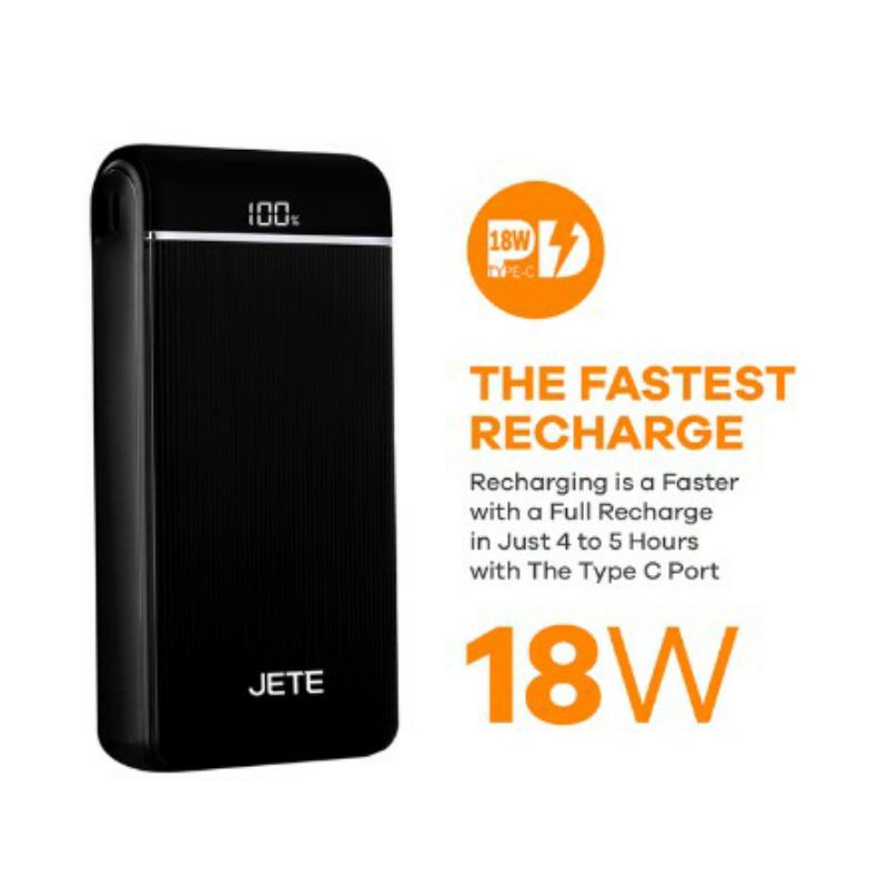 POWERBANK JETE B1 20000mAh - ORIGINAL JETE