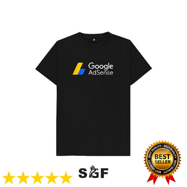 ⭐️⭐️⭐️⭐️⭐️BAJU KAOS GOOGLE ADSENSE PREMIUM - SOFT COTTON COMBED 30S - HIGH QUALITY - KAOS DISTRO - K