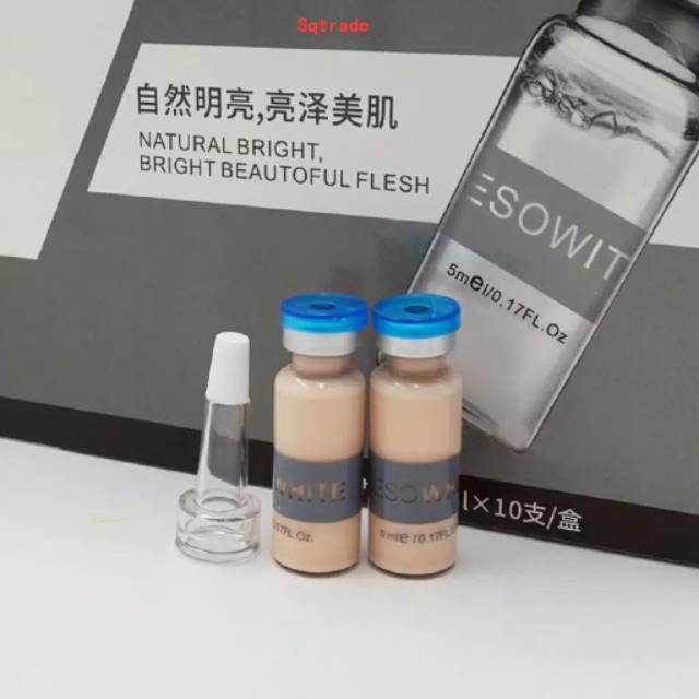 Mesowhite BB GLOW MURAH isi 5ml - sulam bedak  meso landfrost white mesowhite harga per 1bj