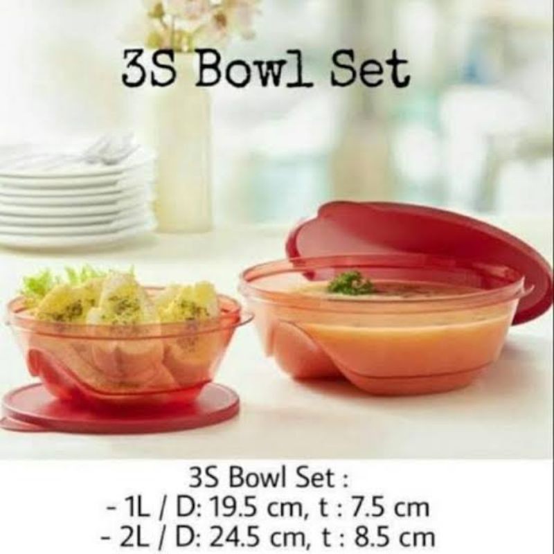 3S Bowl  Set 2L dan 1L