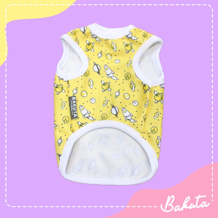 [𝗡𝗲𝘄 𝗔𝗿𝗿𝗶𝘃𝗮𝗹] Baju Kucing Model Kaos Motif Tank Bakuverse Warna Warni (Boleh Request Kombinasi Warna) | Bakuverse Tank Bakuta