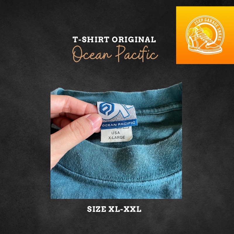 Kaos Vintage Branded Original Ocean Pacific