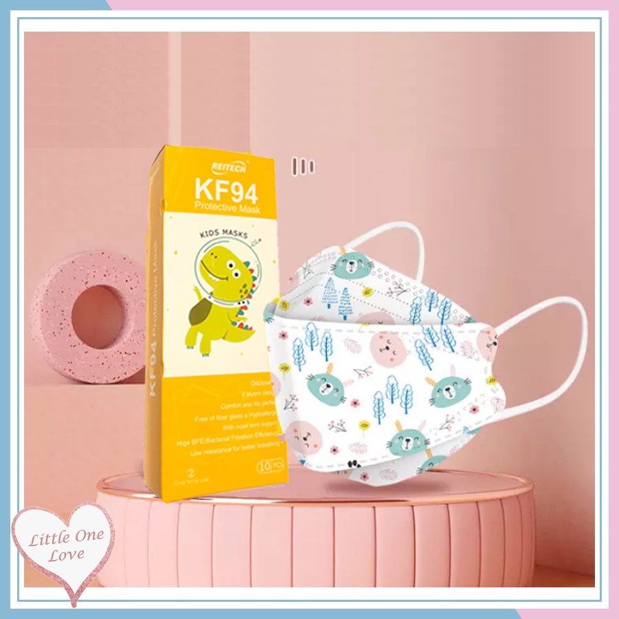 Masker Umur 0 - 2 Bayi Anak 4 layers KF94 Children Facemask KN95 KF94 Reitech
