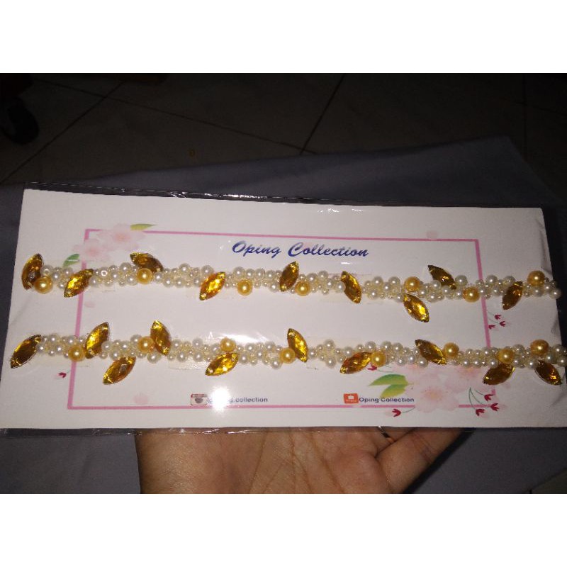 Payet Rangkai Tangan / pinggang percentimeter