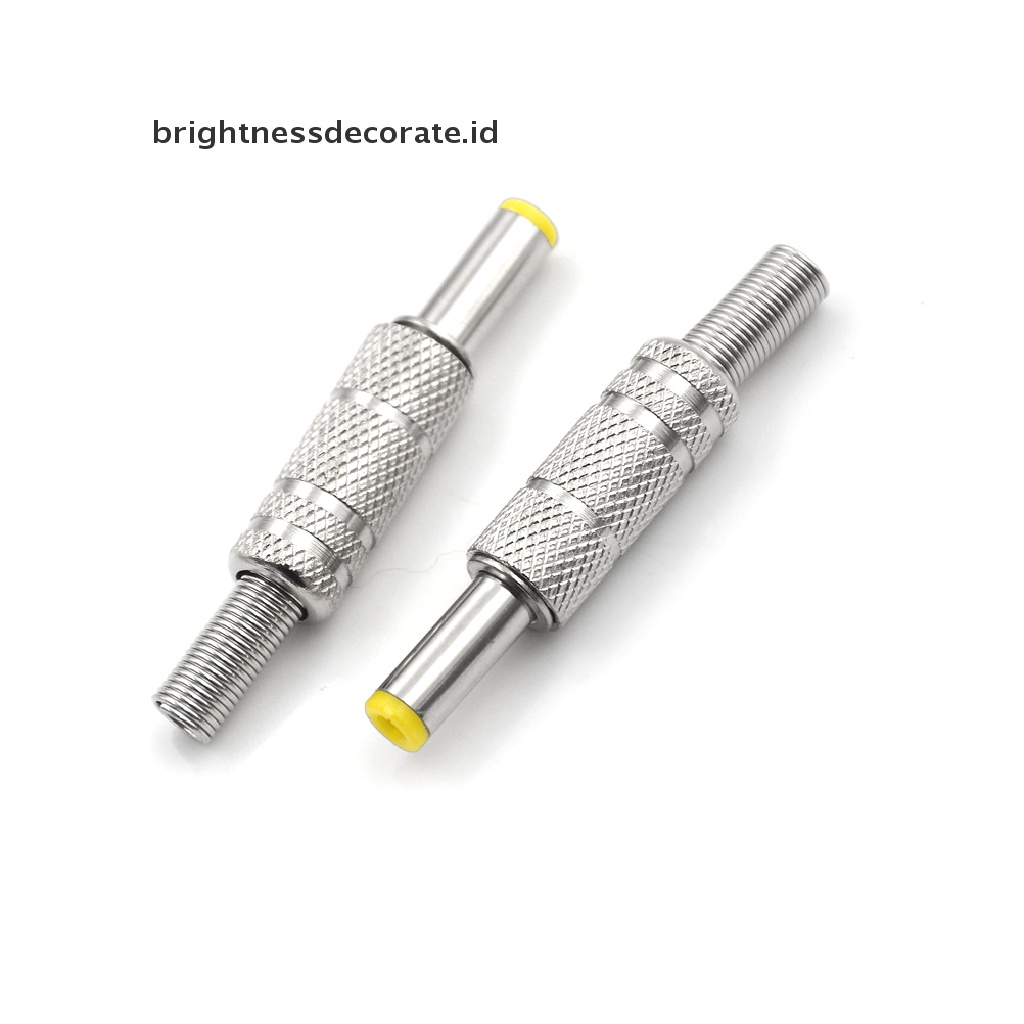 1 Pc Adapter Konektor Jack Power DC Male Plug 5.5x2.1mm Bahan Metal