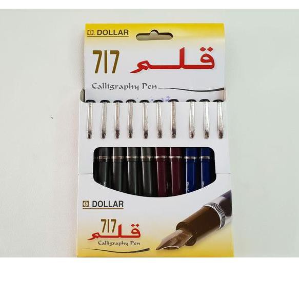 

- Pena Tinta Qallam Khot Kaligrafi Arab, Dollar Fountain Pen 717 Z0.13 Kualitas Premium Laris.