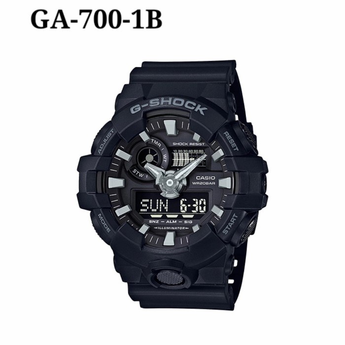 Original Jam Casio G Shock GA-710B-1A4 Black Rose Gold GA700 Series Ori BM Premium Kekinian