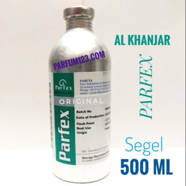 AL KHANJAR 500 ML Segel By Parfex Biang Parfum Alkhanjar Non alkohol