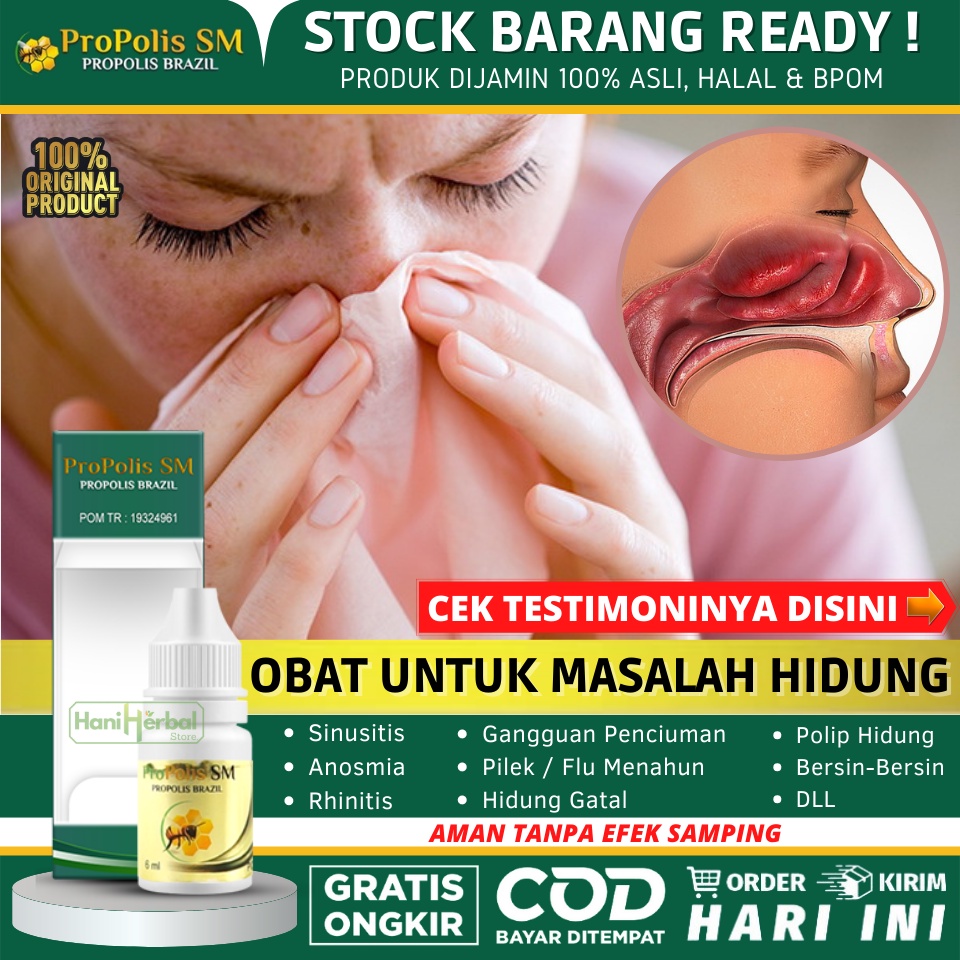 Jual Obat Untuk Hidung Berair / Meler, Sering Bersin, Hidung Gatal ...