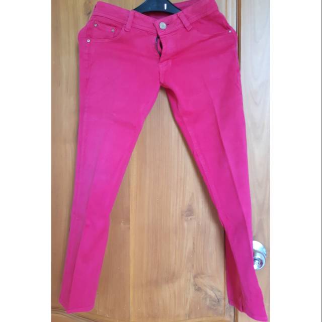 [PRELOVED] Jegging Pink Magenta SNSD style