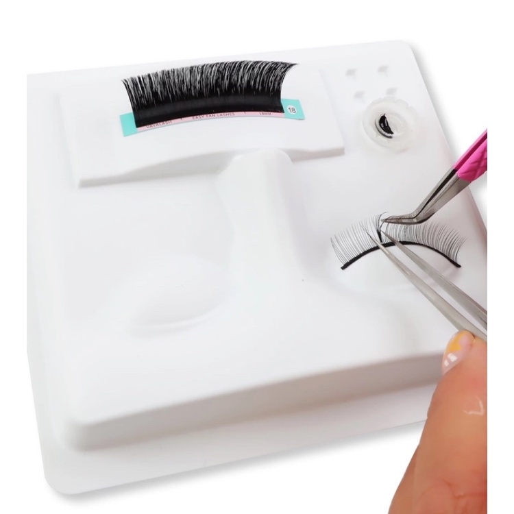 practice eyelash Manekin Kepala 3 In 1 Reusable Untuk Latihan Cangkok Bulu Mata Extension Faces Plastic Training Eyelash Extansion Tools Practice Eyelash