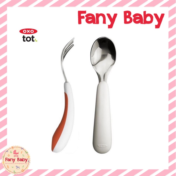 OXO TOT FORK &amp; SPOON SET