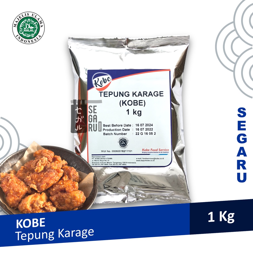 Kobe Tepung Chicken Karage Ayam Goreng Jepang Halal 1 Kg