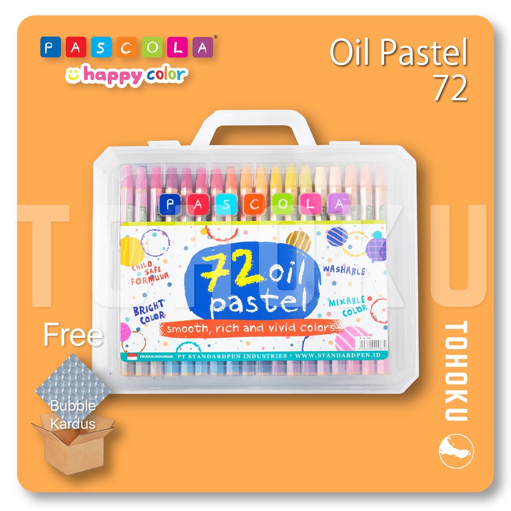 Pascola Oil Pastel 72 Warna - Crayon Pascola