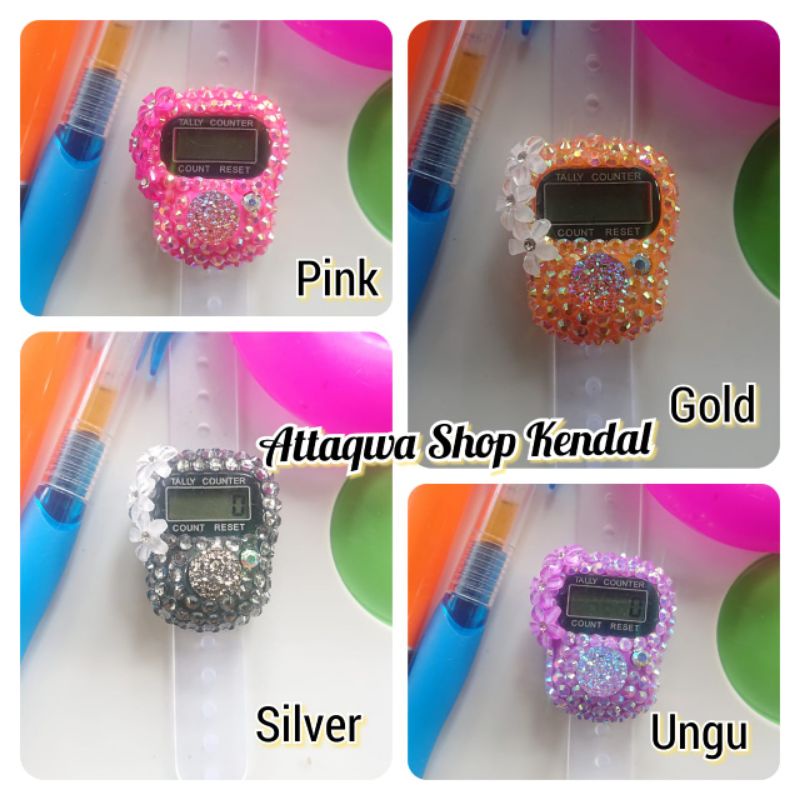 Tasbih Digital Swarovski Mutiara Cantik COD
