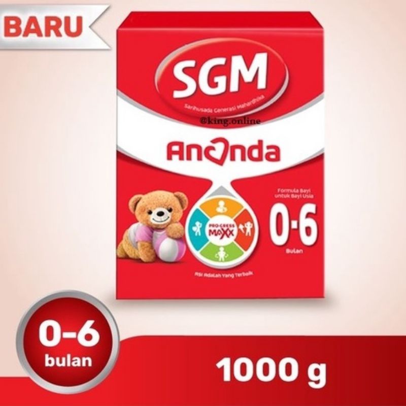 sgm 0-bulan 1000g /sgm ananda