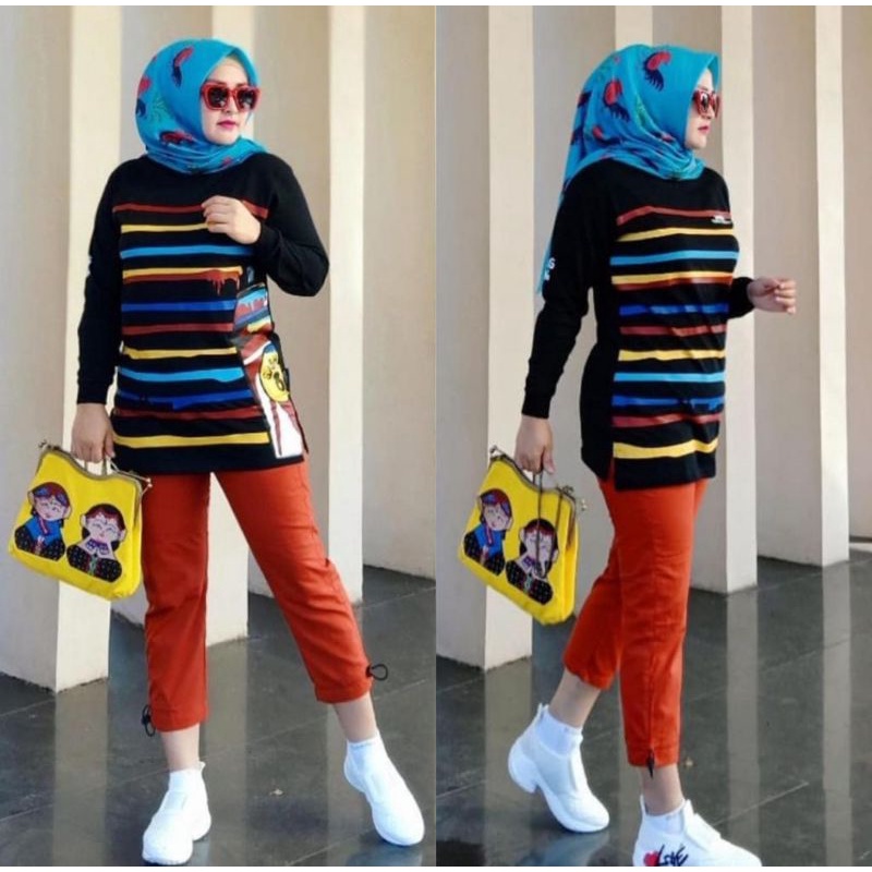 SABHIRA -  Stelan Sabhira yourday - oneset celana