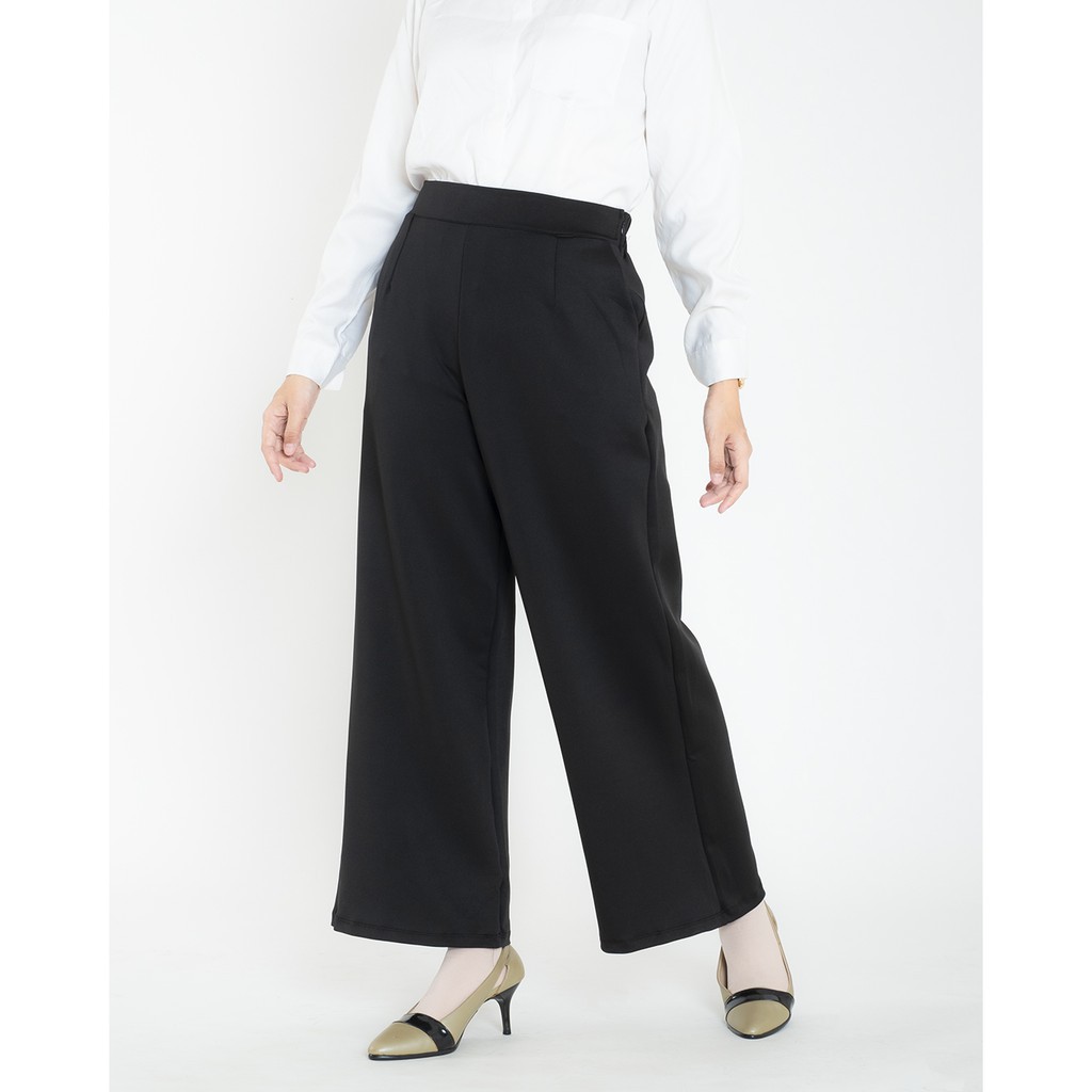 CELANA KULOT PANJANG BASIC SCUBA-HITAM