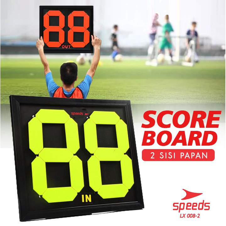 Papan Score Pergantian pemain Sepak Bola Futsal Exchange