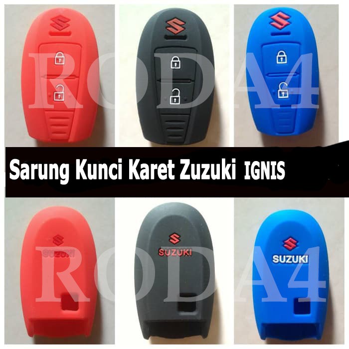 Sarung Kunci Karet Suzuki Ignis Silicon Key Cover Suzuki Ignis