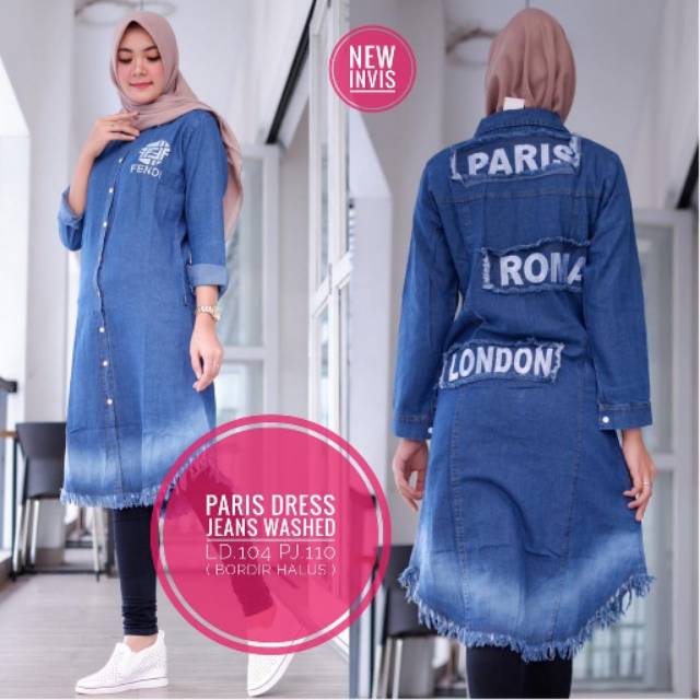 Tunik jeans denim