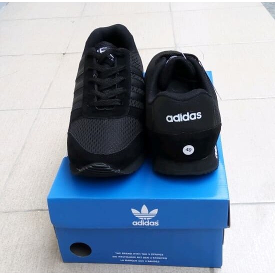 SEPATU SEKOLAH ANAK SEPATU ADIDAS NEO HITAM CEWEK COWOK