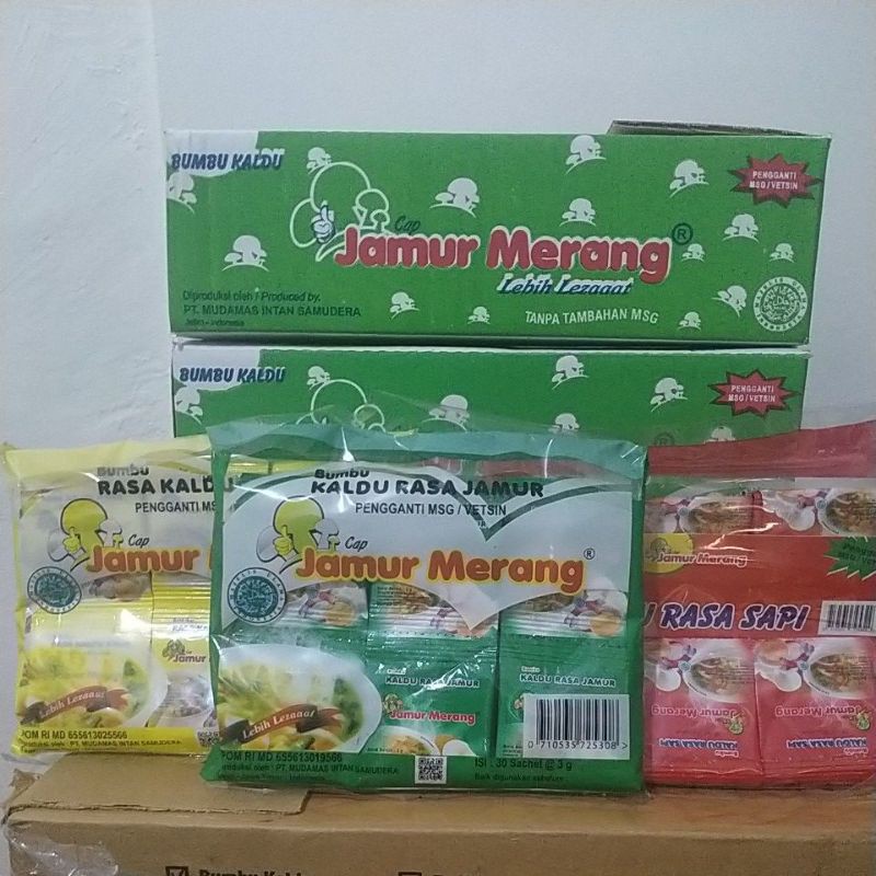 

1 dus kaldu jamur cap merang boleh campur varian ras