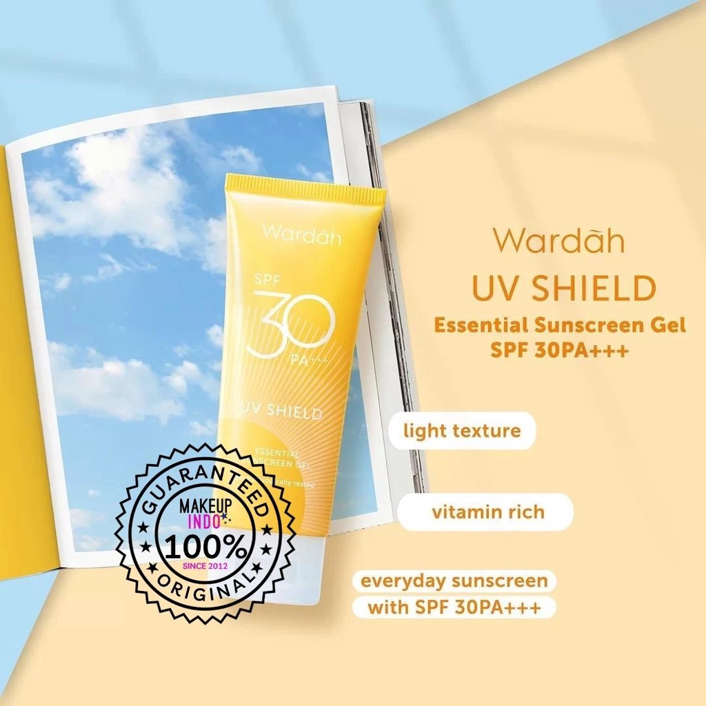 WARDAH UV SHIELD ESSENTIAL SUNSCREEN GEL SPF 30