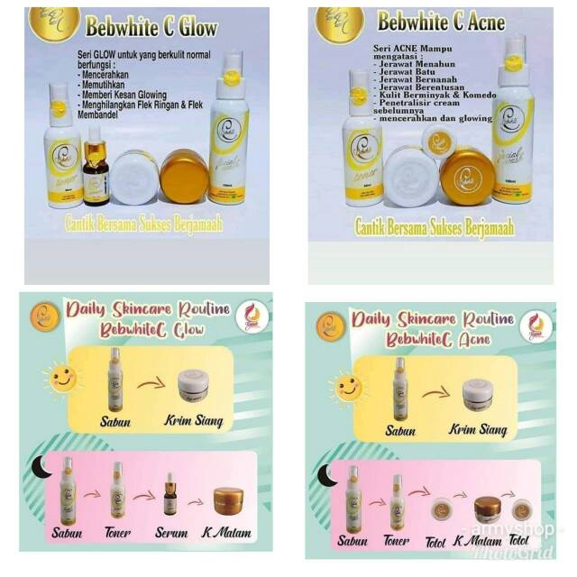 Jual BebWhiteC Seri Acne Original | Shopee Indonesia