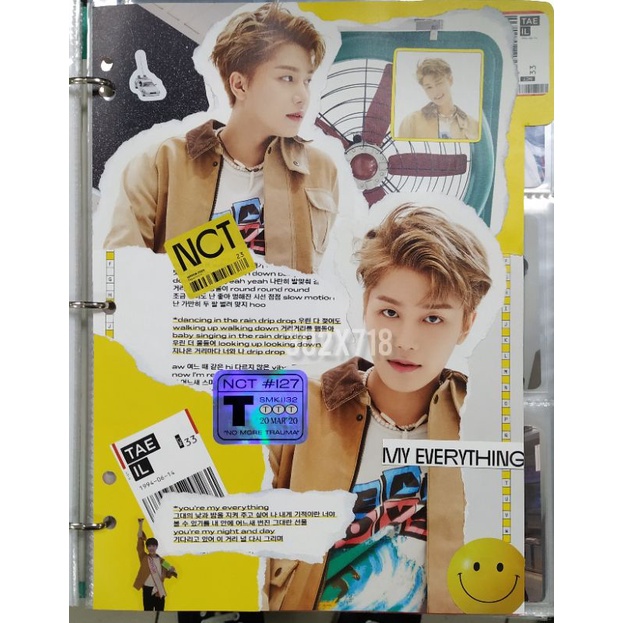 CUSTOM NCT WAYV BINDER INDEX/COVER A4/A5/A6