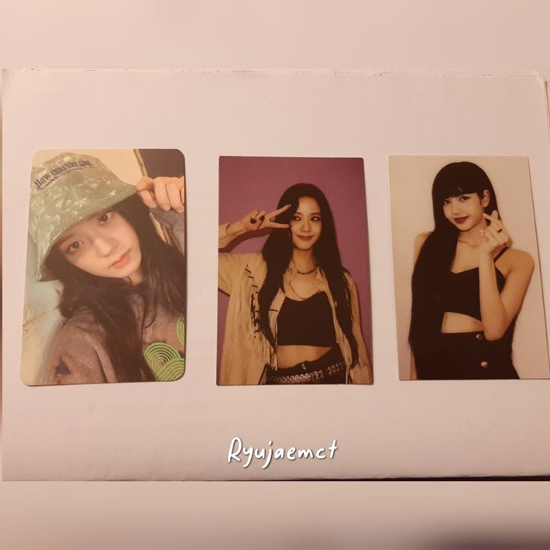 PC/PHOTOCARD BLACKPINK (LISA,JISOO BUCKET HAT) BOOKED❌