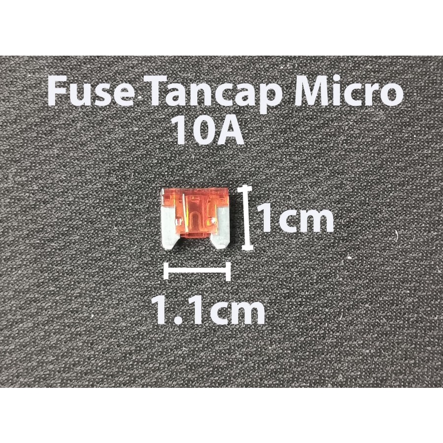 Fuse micro tancap 2A - 3A - 5A - 7.5A -10A - 15A - 20A - 25A - 30A -35A -40A mobil motor japan sekring