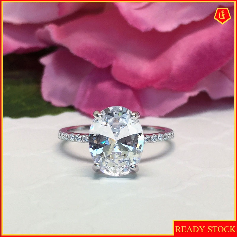 [Ready Stock]Simple Personality Diamond Ring for Women