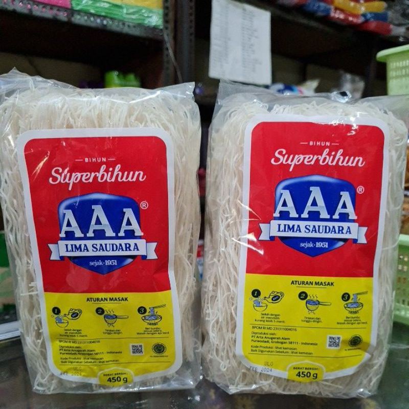 BIHUN SUPERBIHUN AAA LIMA SAUDARA 450 G