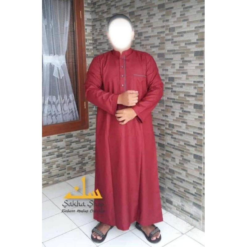 Diskon_Jubah Gamis pria dewasa /gamis bahan TOYOBO/jubah gamis pria terkini