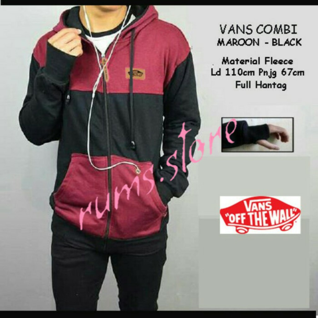 jaket hoodie vans