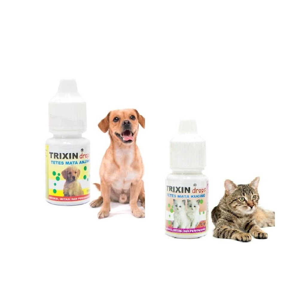 TRIXIN DROPS DOG&amp;CAT - OBAT TETES MATA