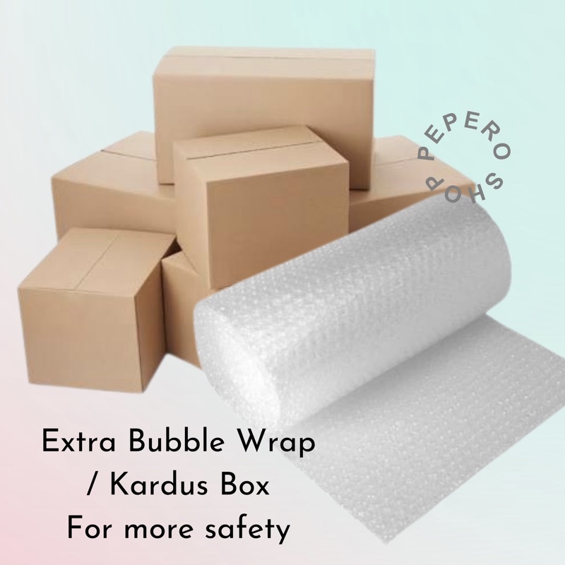 

BUBBLEWRAP KARDUS Tambahan Extra Safety