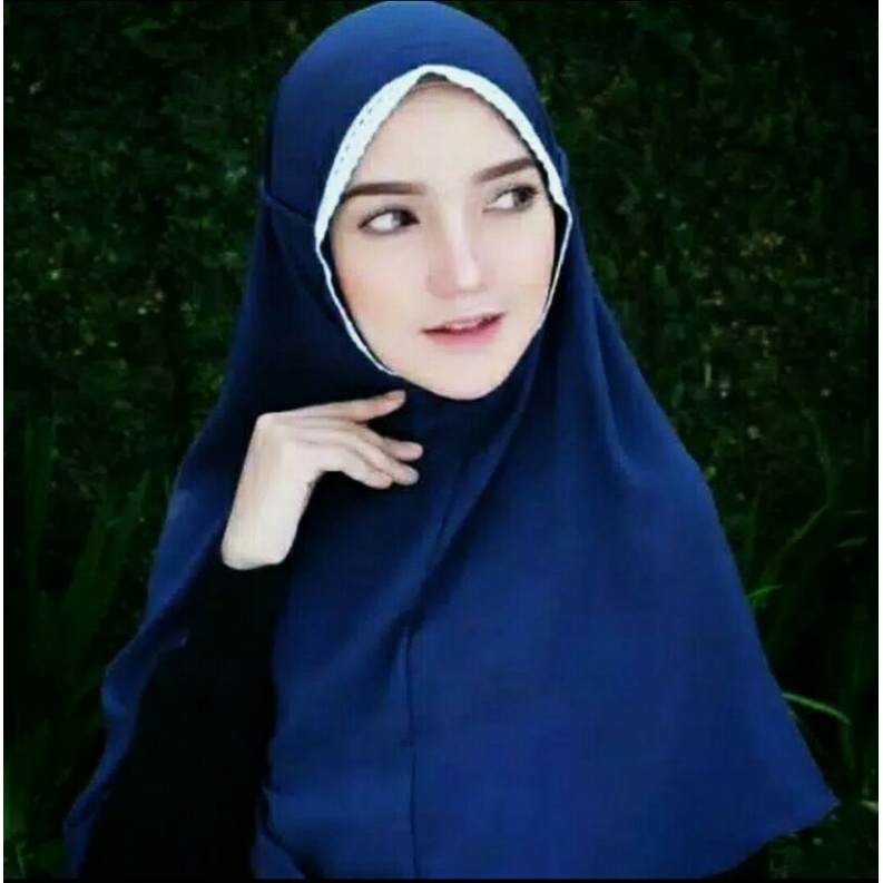 Jilbab bergo alazhar diamond / bergo Maryam renda non pet / bergo renda