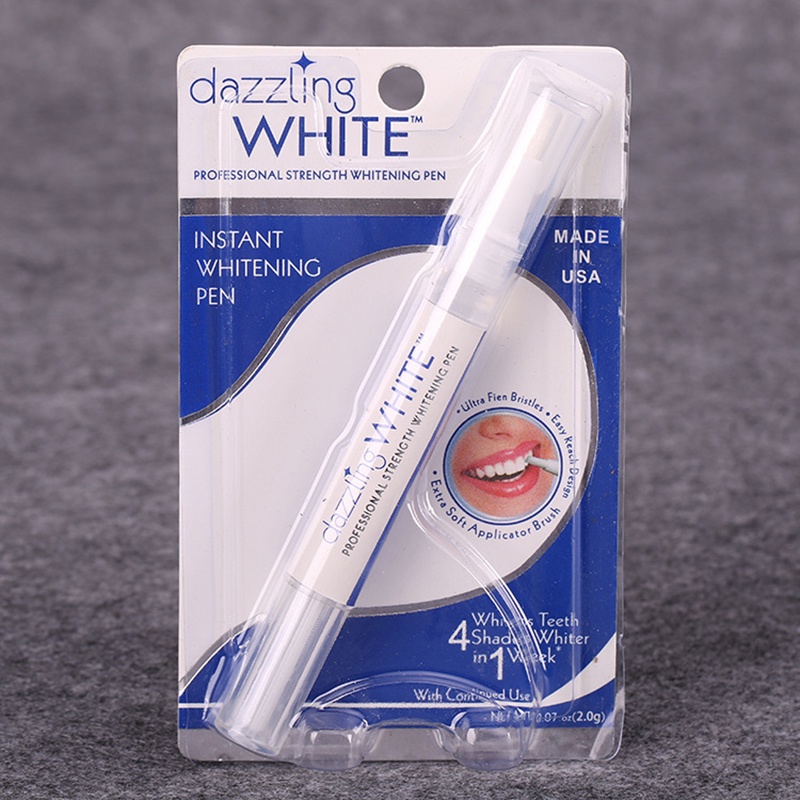 Dazzling Pemutih Gigi Pewarna gigi Instant sepidol pemutih Gigi Auto Awet Muda Serum pemutih Gigi teeth Whitening Pen Cleaning Serum Stains Remover Teeth Bleachment Dental Whitener Oral Hygiene Care Teeth brush gels Pen Cleaning Serum Remove Plaque