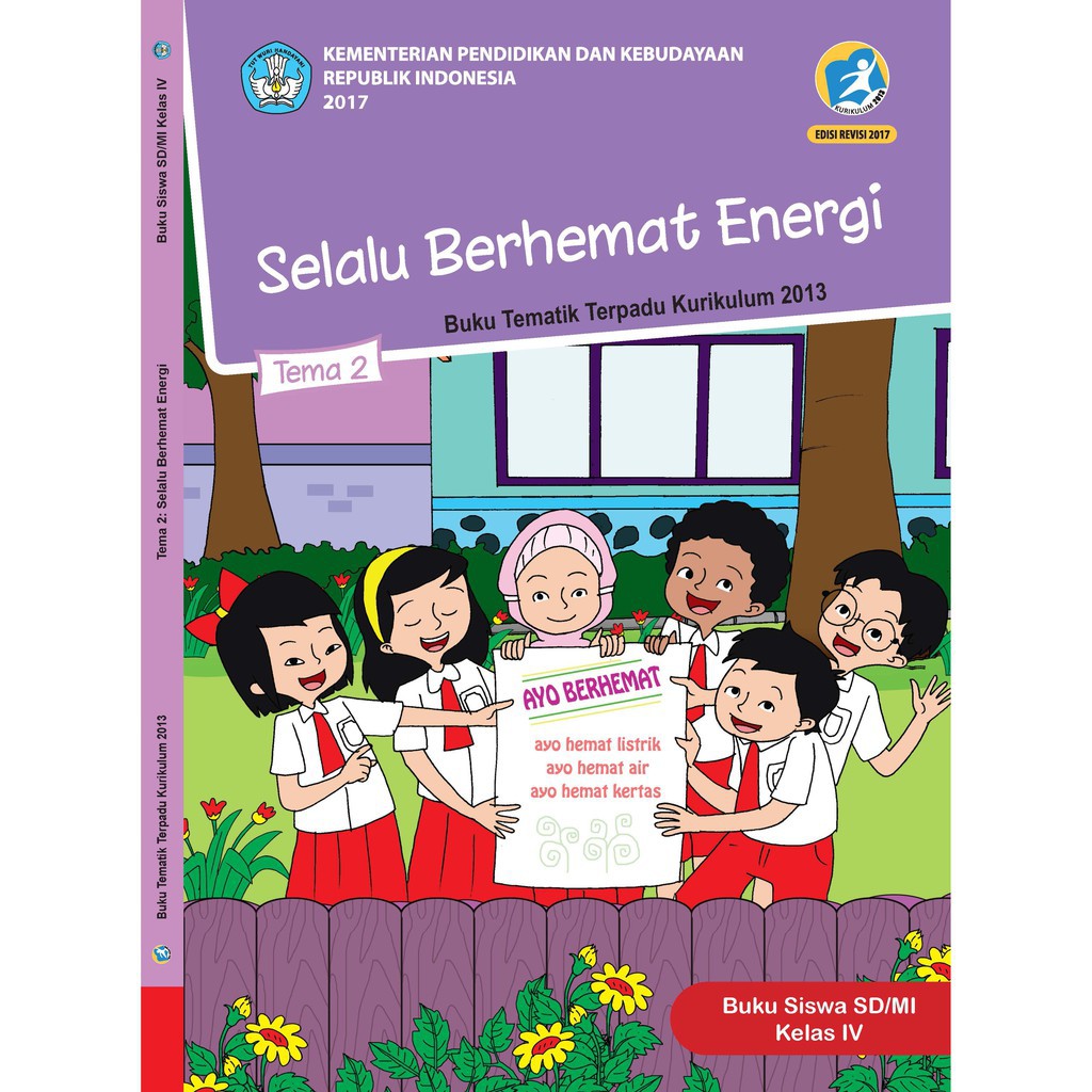 Buku Tematik Sd Kelas 4 Tema 2 Selalu Berhemat Energi K13 Revisi