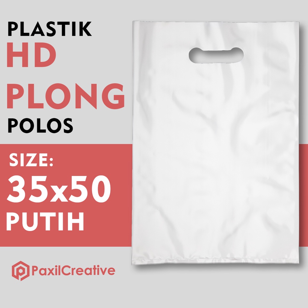 Jual Plastik Hd Plong 35x45 Putih Ecer Per Lembar Terjangkau Shopee Indonesia 8584