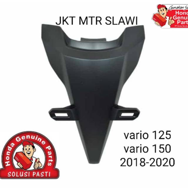 cover front top cover plat vario 150 vario 125 hitam metalic ori honda ahm asli honda