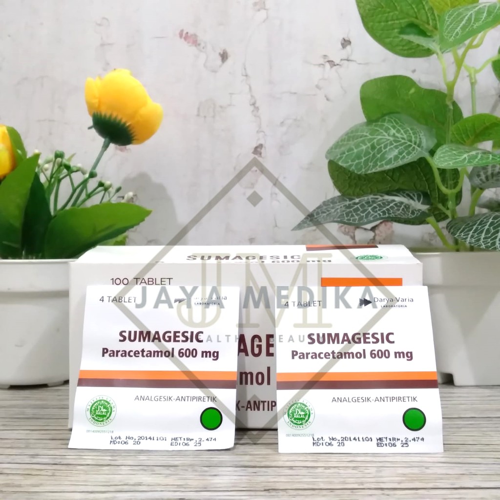 Sumagesic Paracetamol 600 mg Per Box isi 100 tablet