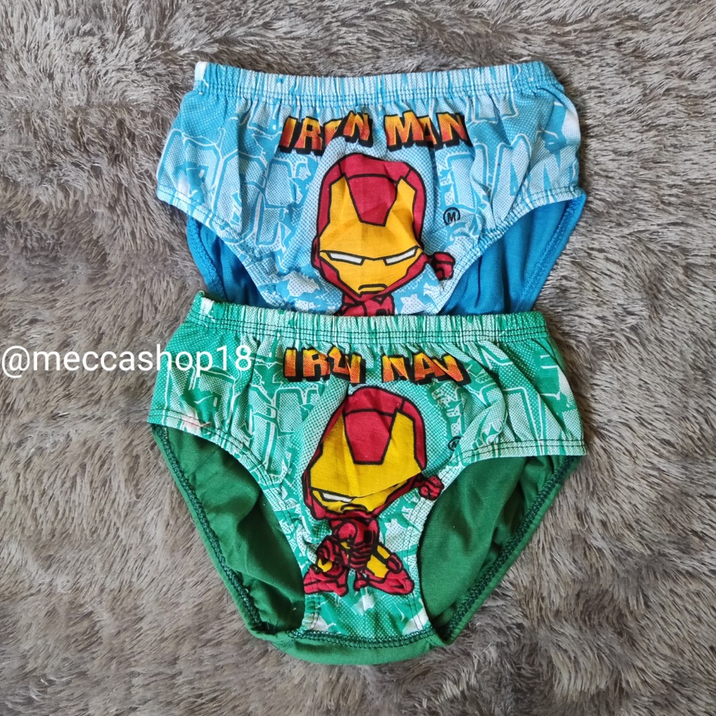 CD Celana Dalam Anak Laki Laki 1-8 Tahun Motif Sablon Karakter kartun