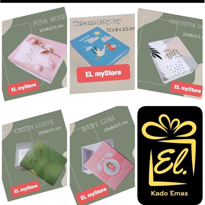 

Gift Box /Kotak Kado Logam Mulia/Emas Mini